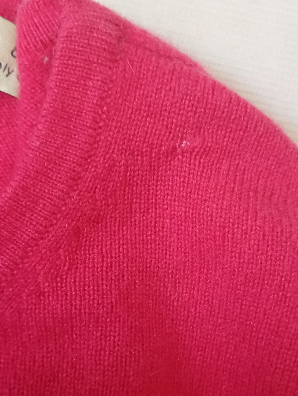 Lord And Taylor Cashmere Pink Short Sleeves Sweater - Picture 6 of 6